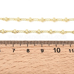 Collane ovali ondulate in ottone per donna&nbsp;NJEW-F366-03A