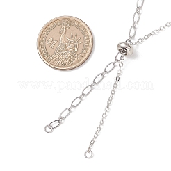 Изготовление колье с цепочкой из латуни&nbsp;AJEW-JB01563-02