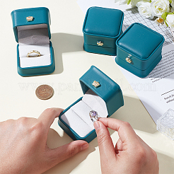 Пластиковые шкатулки для колец&nbsp;OBOX-WH0085-173A