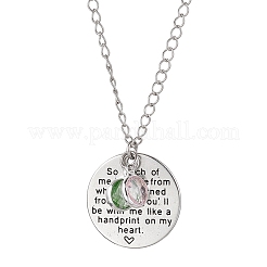 Ожерелья из латуни в честь Дня учителя&nbsp;NJEW-JN04692