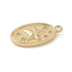 Ottone micro spianare pendenti zirconi&nbsp;LS-KK-H521-04A-G