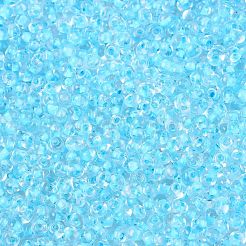 8/0 внутренний цвет прозрачный стеклянный бисер&nbsp;SEED-T007-06E