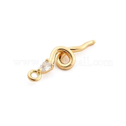 Ottone micro spianare pendenti zirconi&nbsp;LS-KK-M321-01E-G01