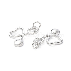 Экологически чистые подвески из латуни с гальваническим покрытием&nbsp;LS-KK-F845-44P