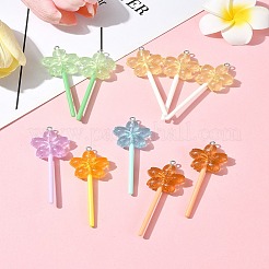 10 шт. большие подвески из светящейся полупрозрачной смолы&nbsp;FIND-FS0002-91C