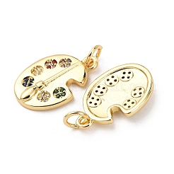 Латунные микро проложить кубического циркония подвески&nbsp;X-KK-K408-18G