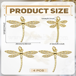 4 шт. Латунные подвески с микропаве&nbsp;KK-LP0002-07