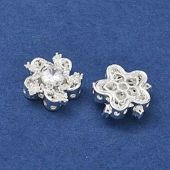Messing-Pavé-Zirkonia-Mehrstrang-Glieder&nbsp;KK-B172-21S-01