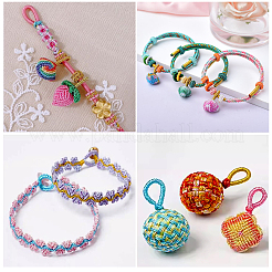 10 рулон 3-слойного металлического полиэфирного шнура&nbsp;MCOR-CJ0001-07A