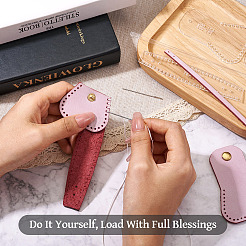 Набор для самостоятельного изготовления кожаного мини-кошелька для монет&nbsp;DIY-TA0004-90C