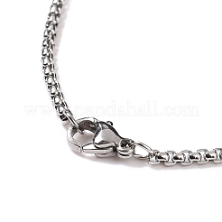 Ожерелья кулона бутылки дух натурального смешанного камня&nbsp;NJEW-F251-06