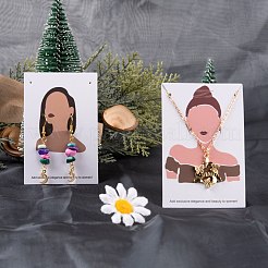 120шт 6 стиля картонные карты отображения ювелирных изделий&nbsp;DIY-LS0003-93