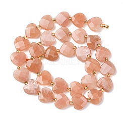 Natürliche sunstone Perlen Stränge&nbsp;G-L654-M06-01