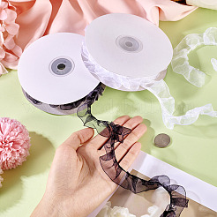 2 рулон двухцветной цветочной полиэстеровой кружевной ленты&nbsp;OCOR-TA0002-66