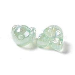 Placage uv perles acryliques irisées arc-en-ciel&nbsp;PACR-M003-07F
