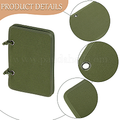 4 Stück rechteckiges Samt-Binder-Abzeichen-Armband-Patch-Displaybrett&nbsp;DIY-WH20062-165A