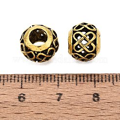 Tibetische Stil Legierung Großlochperlen&nbsp;FIND-Q121-08AG