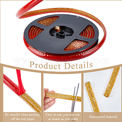 Bandes de chant en plastique pvc&nbsp;AJEW-GF0013-89B-05