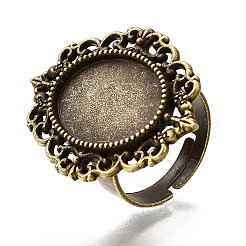 Geben Sie Ihre Kreationen eine einzigartige Designer-Look mit diesen modernen und charmanten Eisen hängender Cabochon Fassungen&nbsp;LS-PALLOY-Q300-09AB-NR