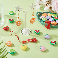 28шт 7 стиля непрозрачные акриловые бусины&nbsp;MACR-TA0002-41