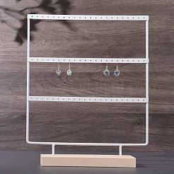 Espositore per orecchini in ferro a 3 piano&nbsp;EDIS-WH0005-04