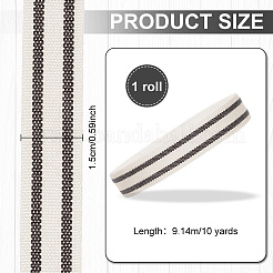 Ruban à rayures en coton&nbsp;OCOR-WH0078-550A