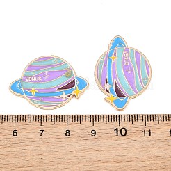 Weltraumplaneten-Legierungs-Emaille-Cabochons&nbsp;AL-CBA1A6F-07KCG-B