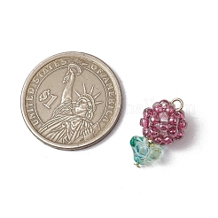 Стеклянные подвески из бисера&nbsp;PALLOY-MZ00593-05