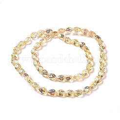 Trasparenti perle di vetro placca fili&nbsp;GLAA-C025-02B