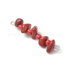 8 шт. 8 стиля смешанных подвесок-соединителей из драгоценных камней с бусинами&nbsp;PALLOY-JF03318-02