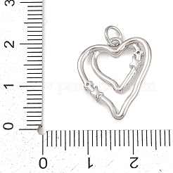 Pendentifs en laiton zircon cubique transparent&nbsp;KK-G544-05P-03