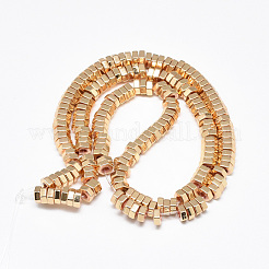 Гальванизировать немагнитных синтетический гематит бисер пряди&nbsp;G-Q465-32KC