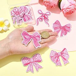 10 шт. 10 стиля бант тема компьютерная вышивка ткань приклеивание/пришивание заплатки&nbsp;PATC-CJ0001-03