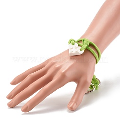Set di bracciali in poliestere e spandex&nbsp;BJEW-JB06367-05
