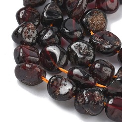 Гранат природный бисер нитей&nbsp;G-G349-A01-8x10mm