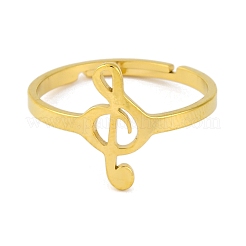 201 verstellbarer Edelstahlring für Damen&nbsp;RJEW-D082-01C
