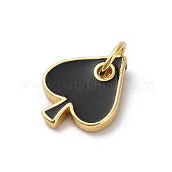 Латунь эмаль подвески&nbsp;KK-Q098-25G-A02