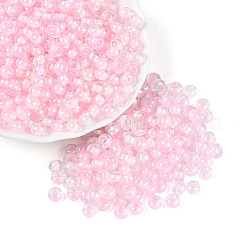 Внутри цветные прозрачные стеклянные бусины&nbsp;SEED-T009-01J