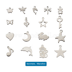 Подвески из нержавеющей стали 304&nbsp;STAS-TA0002-12P