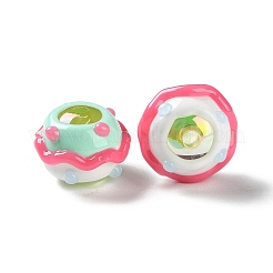 Непрозрачные акриловые бусины&nbsp;ACRC-H001-01C