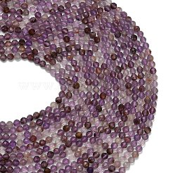 Stränge aus natürlichen violetten Phantomquarz-/violetten Lodolithquarzperlen&nbsp;G-L661-A01-5mm