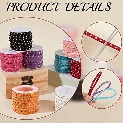 8 rouleau de cordon en faux suède 8 couleurs&nbsp;LW-CL0001-06A