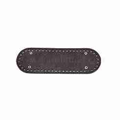 Pu Leder oval langen Taschenboden&nbsp;FIND-WH0098-01B