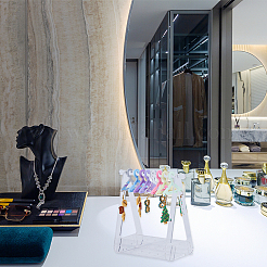 50 шт. мини-акриловые вешалки для демонстрации сережек&nbsp;EDIS-CP0001-06