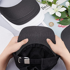 12 pz. 2 colori di tesa per cappello in plastica PE&nbsp;DIY-BC0008-99