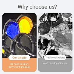 Пластиковая акварелью&nbsp;AJEW-WH20072-93A