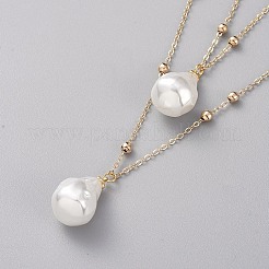 Conjuntos de collares en capas&nbsp;NJEW-JN02633