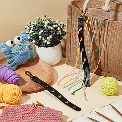 Кожа PU подвесные украшения&nbsp;FIND-WH0290-49AB-02