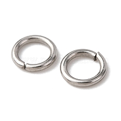 Anneaux ouverts en acier inoxydable 304 résistant au ternissement&nbsp;STAS-Q186-02-5x0.8mm