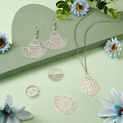 40 pendentif en filigrane en acier inoxydable de style 201&nbsp;STAS-FW0001-26